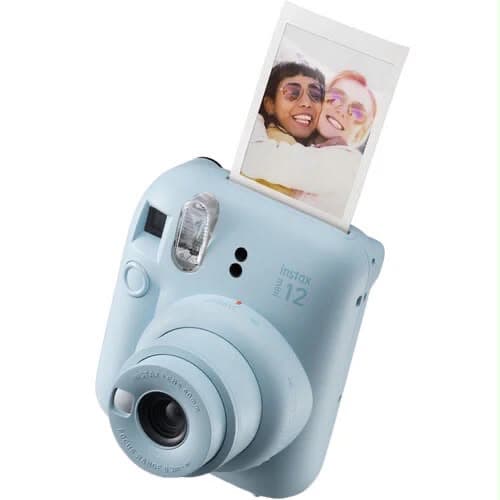 Instax Mini 12 باللون أزرق باستيل