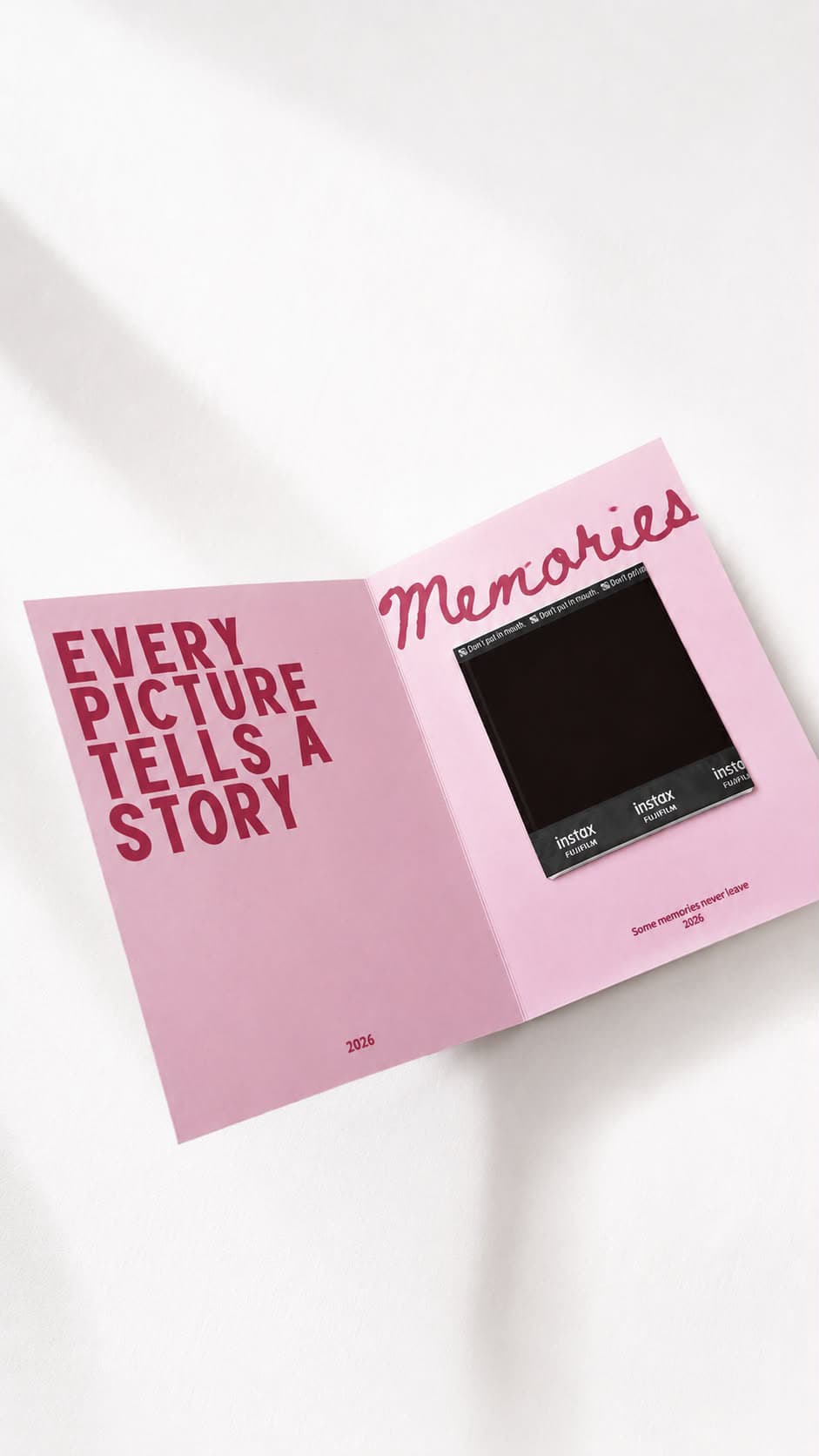 بطاقة توزيع Evermemory مع مكان للصورة